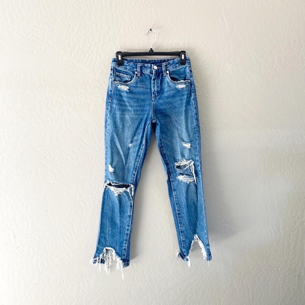 🌿Final Sale 
Blank NYC The Madison Crop High‎ Rise Denim Blue Jeans